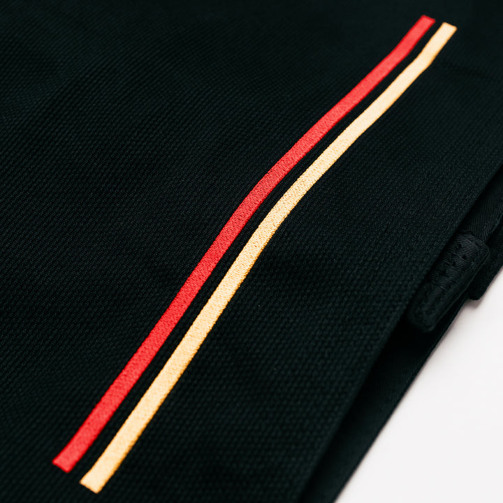 AESTHETIC The Competitor BJJ Gi – Black/Carmine Red jacket back details