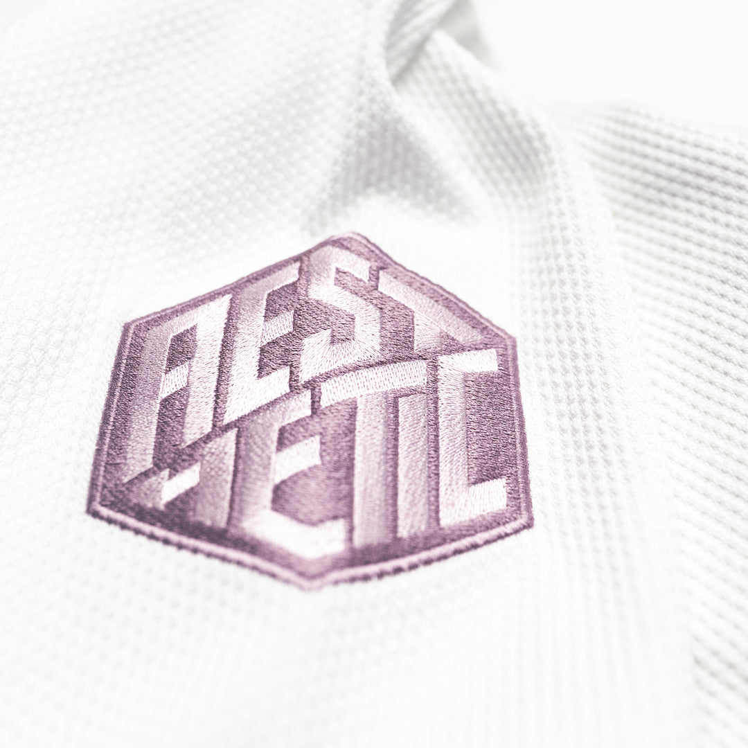 The Alpha+ Kimono (White/Lilac)