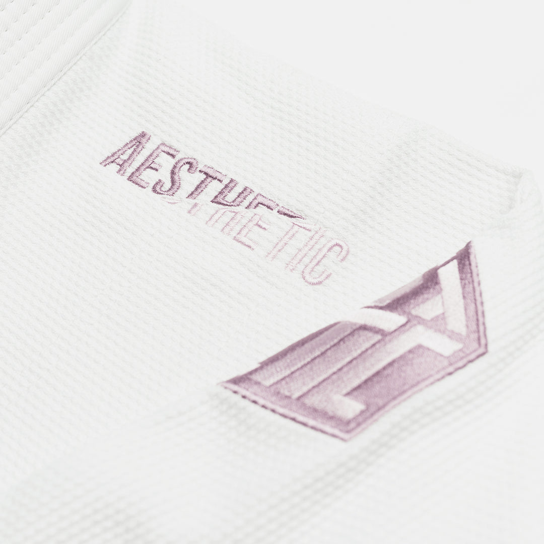 The Alpha+ Kimono (White/Lilac)