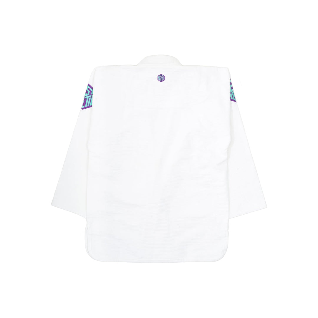 The Alpha+ Kimono (White/Emerald)