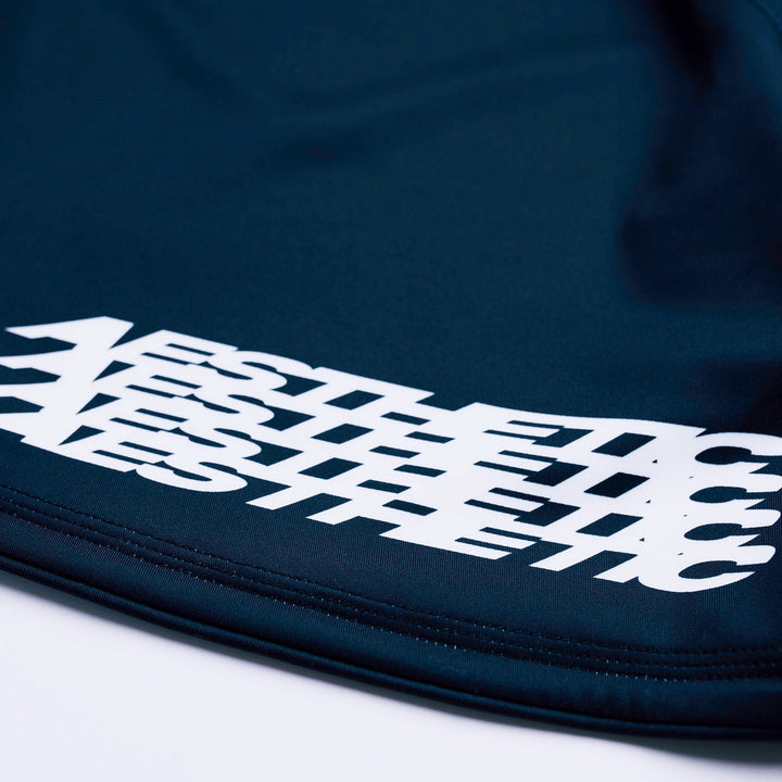 AESTHETIC Axis Combat Shorts – Black side details