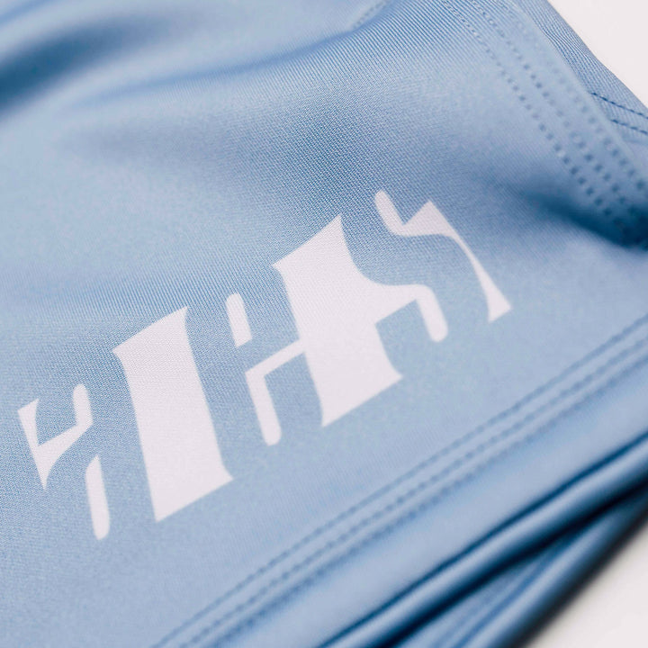 AESTHETIC Axis Combat Shorts – Steel Grey side details