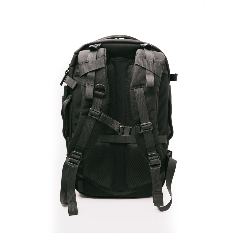 AESTHETIC Omni Pack 35L - Black BJJ Backpack back view