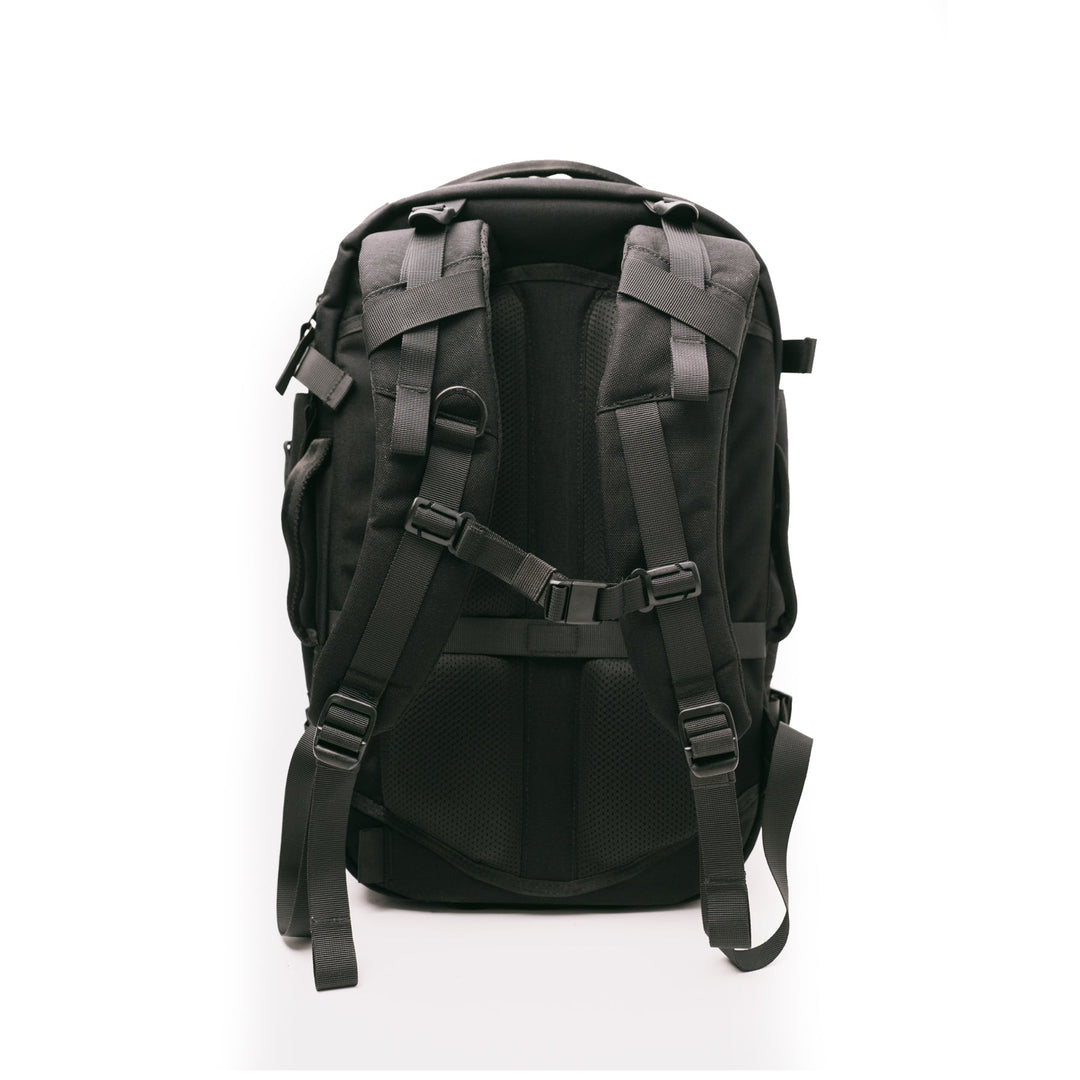 AESTHETIC Omni Pack 35L - Black BJJ Backpack back view