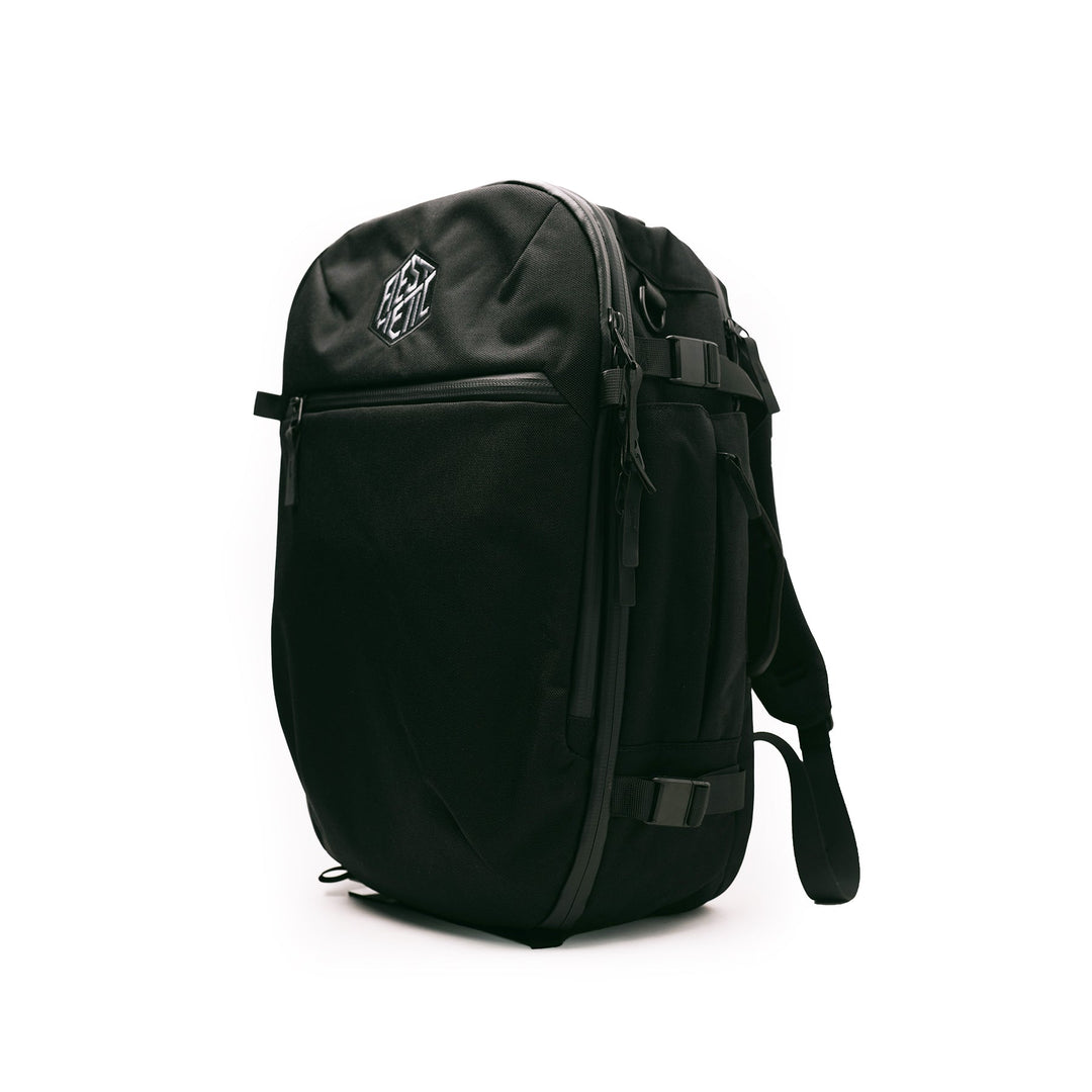 AESTHETIC Omni Pack 35L - Black BJJ Backpack angled view