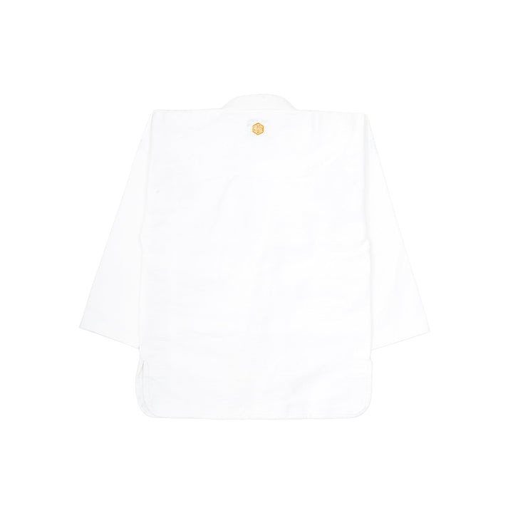 AESTHETIC Dragon Kimono BJJ Gi – White jacket back view