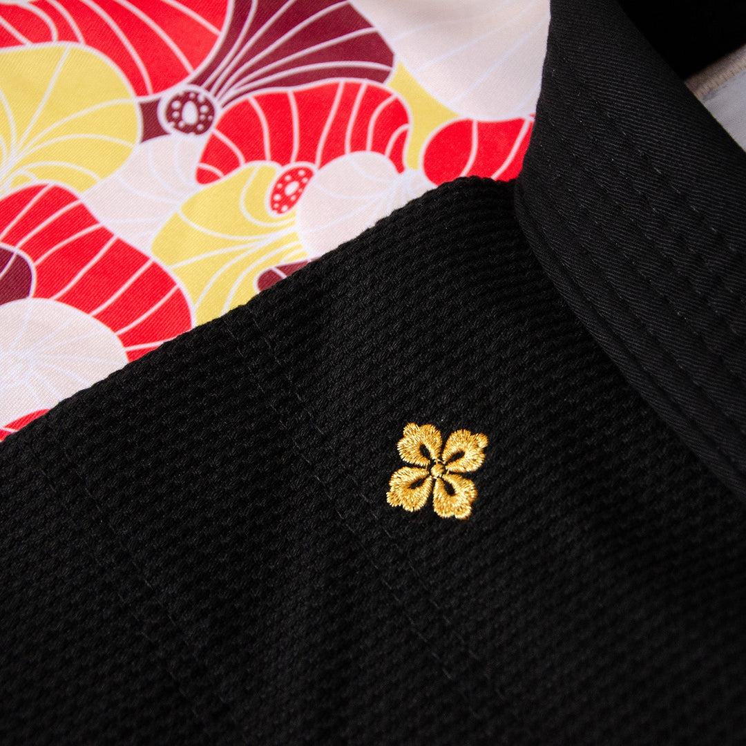 aesthetic bjj koi kimono black