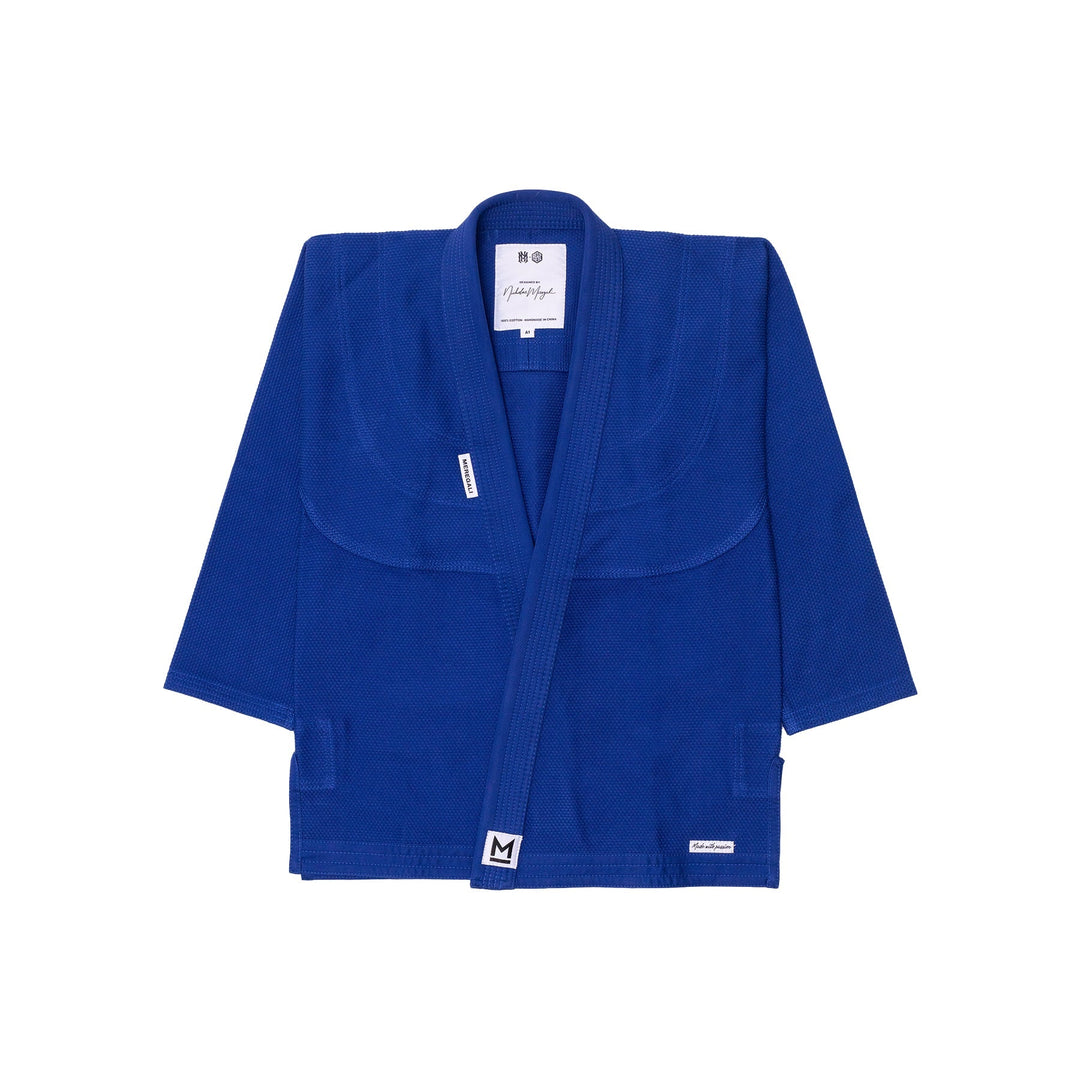 AESTHETIC Pan Ams Meregali Kimono BJJ Gi – Royal jacket front view
