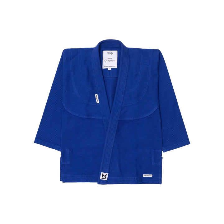 AESTHETIC Pan Ams Meregali Kimono BJJ Gi – Royal jacket front view