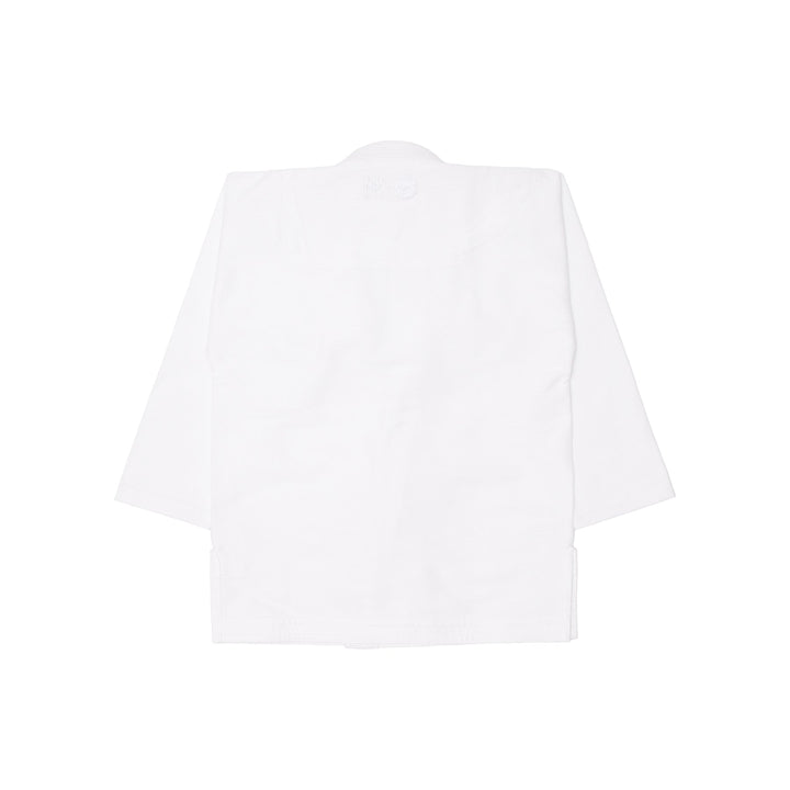 AESTHETIC Pan Ams Meregali Kimono BJJ Gi – White jacket back view