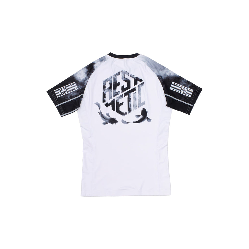 AESTHETIC Sumi-E Short Sleeve BJJ Rashguard – back view