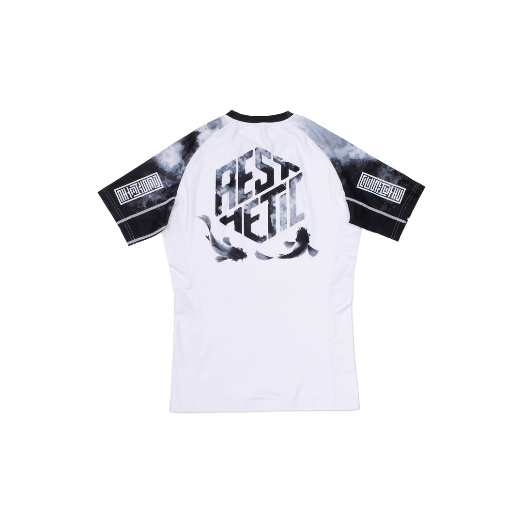 AESTHETIC Sumi-E Short Sleeve BJJ Rashguard – back view