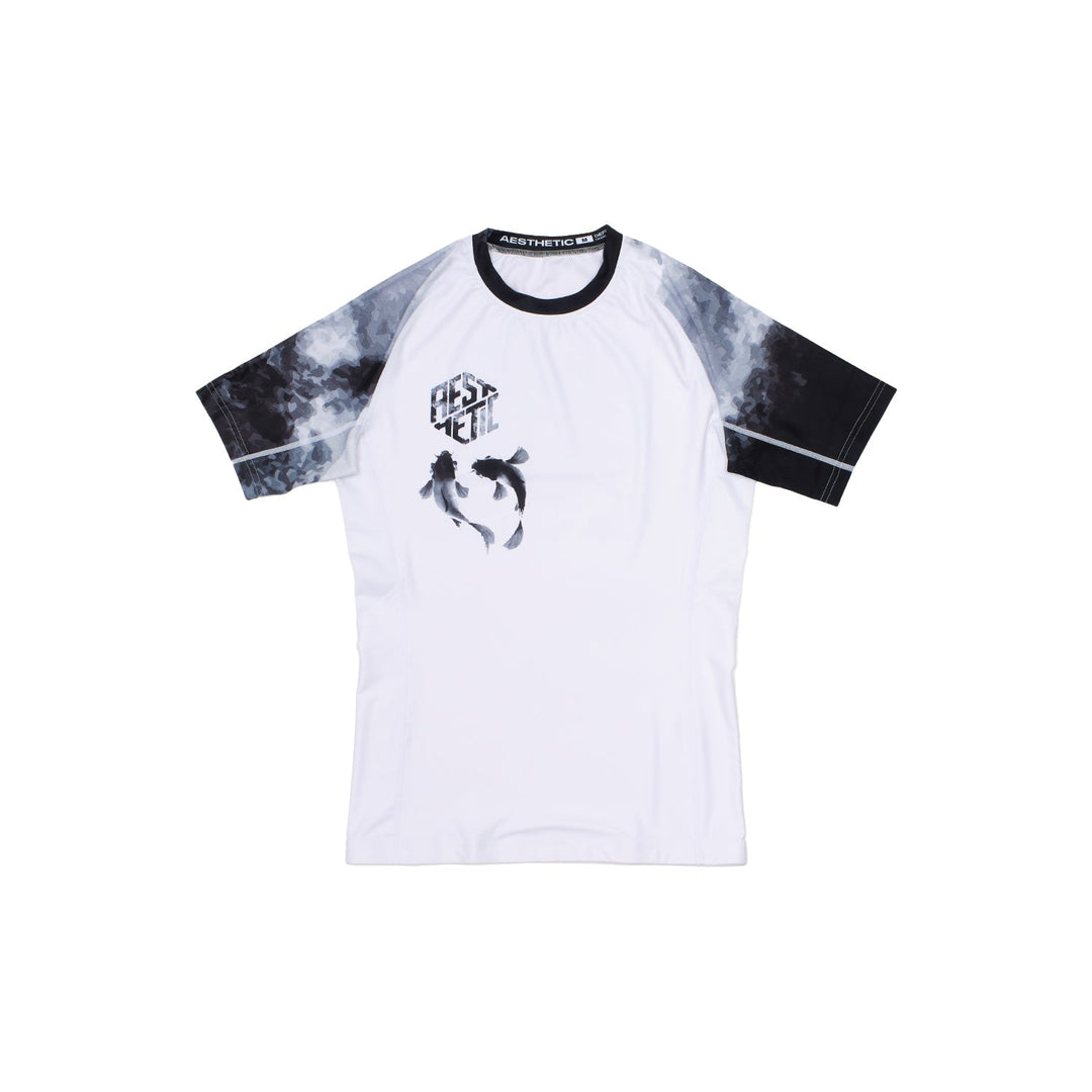 AESTHETIC Sumi-E Short Sleeve BJJ Rashguard – front view