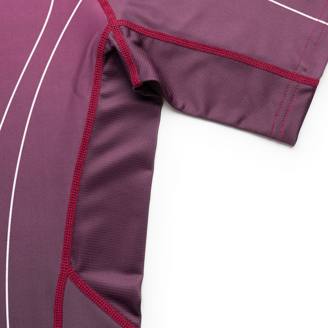 AESTHETIC Merlot ADCC 2026 Jozef Chen Short Sleeve Rashguard - sleeve details