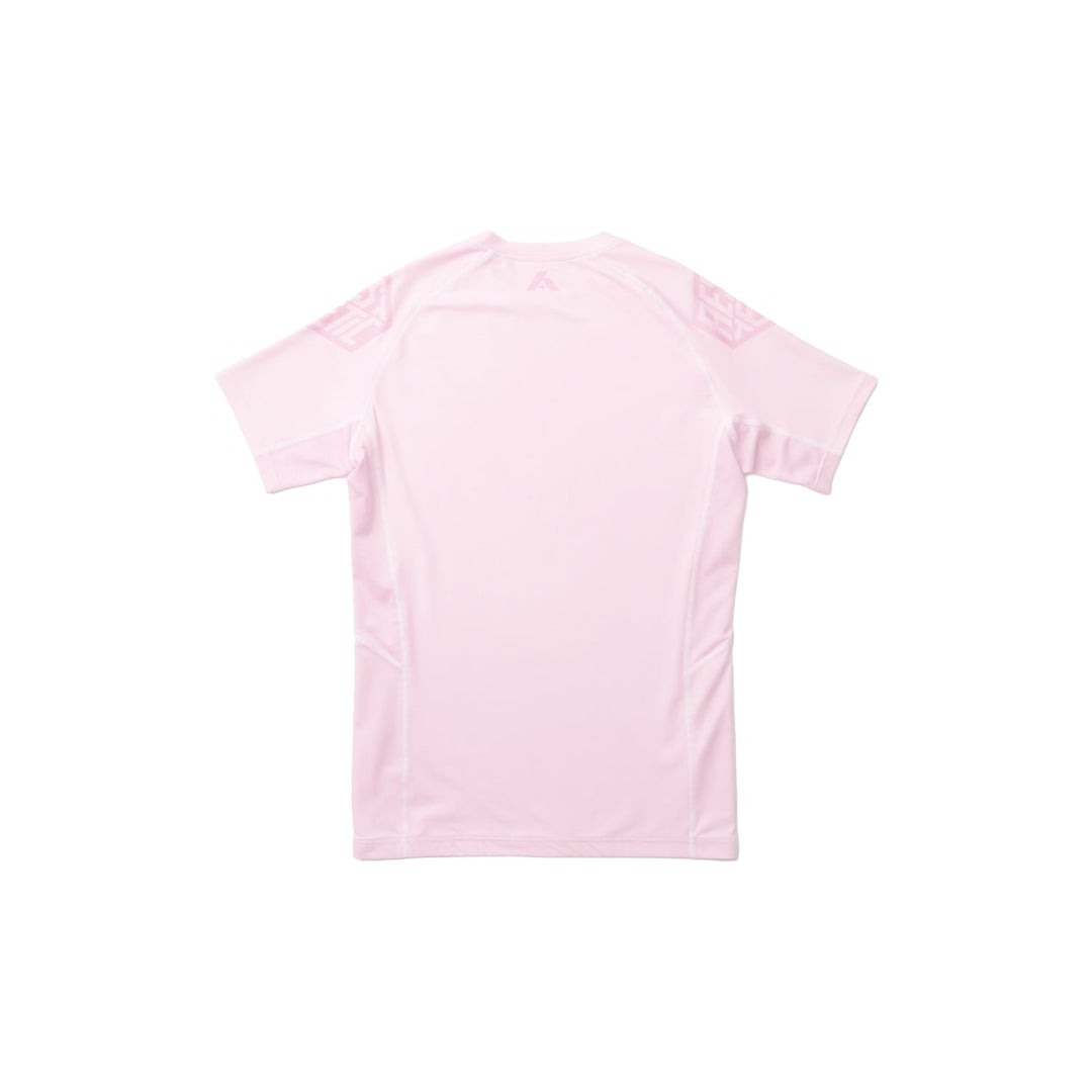 Pastel Pink Short Sleeve Rashguard