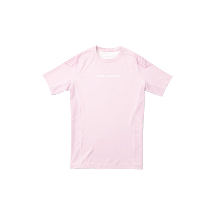Pastel Pink Short Sleeve Rashguard