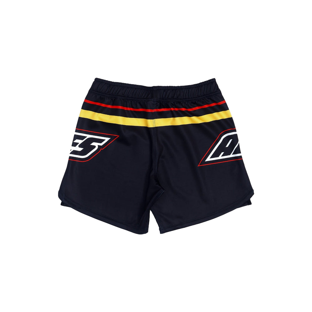 AESTHETIC Moto Owen Jones Combat Nogi Shorts – Black back view