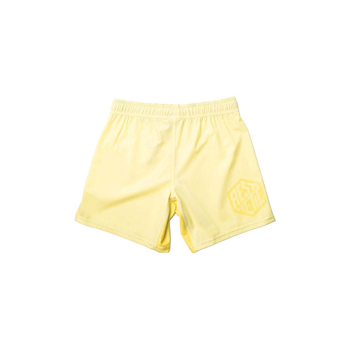 Pastel Yellow Grappling Shorts