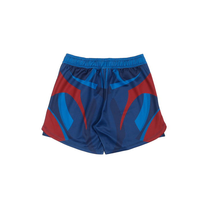 AESTHETIC Prussian Blue Jozef Chen Combat Nogi Shorts – back view