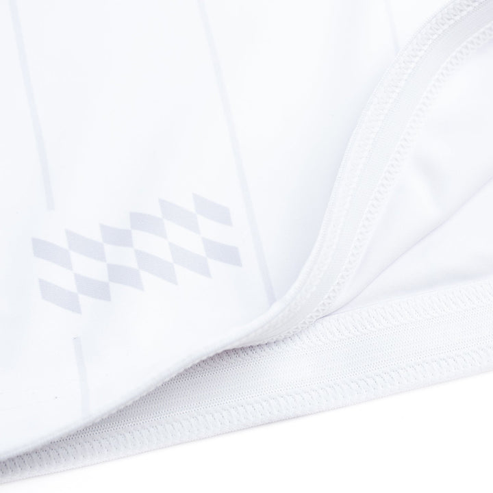 AESTHETIC UK Short Sleeve Ranked Rashguard 2026 White - lining details